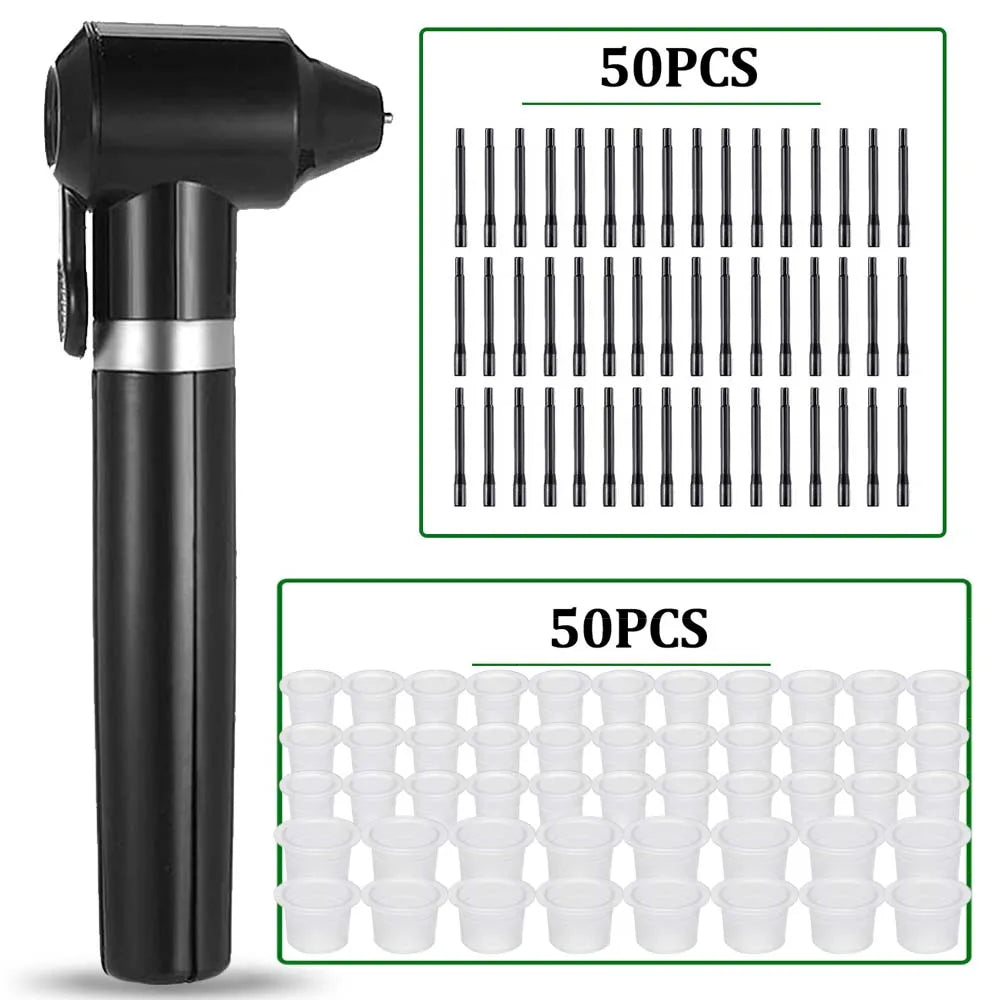 Tattoo Ink Mixer Kit Electric Pigment Mixer Machine with 50pcs Mixing Stick Eyebrow Color Makeup Ink Agitator Tattoo Accessories by Geo’s Online Store