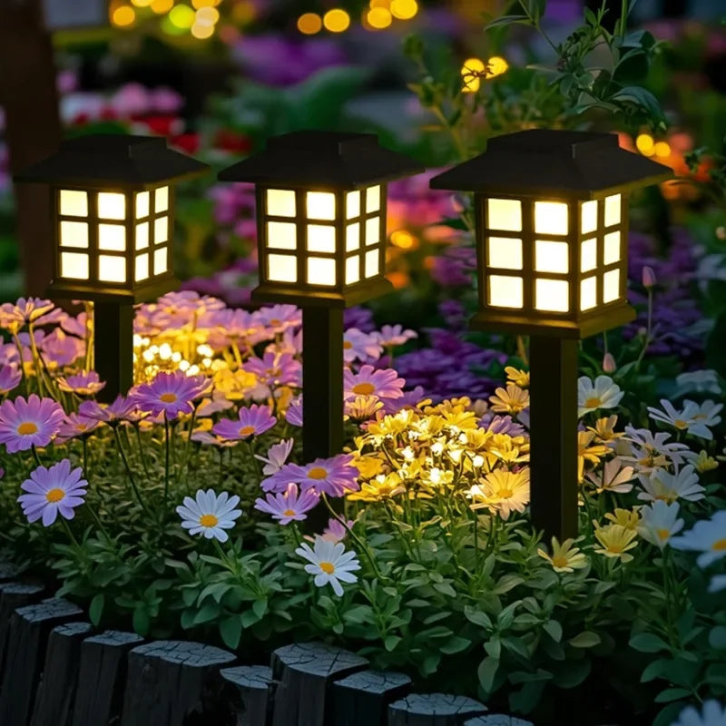 2 Pack Solar Pathway Light Outdoor Solar Lamp Waterproof Landscape Lighting for Garden Yard Patio Walkway Driveway Camping Decor by Geo’s Online Store