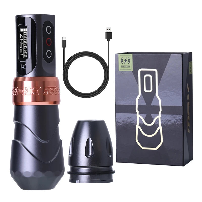 YILONG MAX Tattoo Machine Cartridge Pen 2400mAh Batteries Coreless Motor Lithium Battery Pen Machine For Tattoo Artists Body Kit by Geo’s Online Store