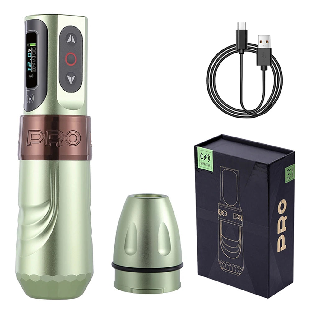 YILONG MAX Tattoo Machine Cartridge Pen 2400mAh Batteries Coreless Motor Lithium Battery Pen Machine For Tattoo Artists Body Kit by Geo’s Online Store