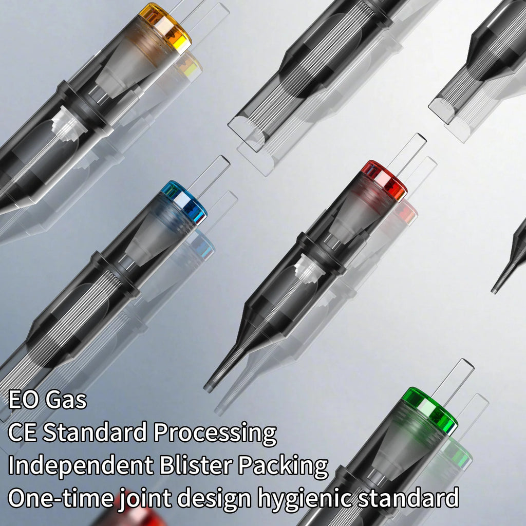 POSEIDON V2 PRO MAX 50PCS Mixed Professional Tattoo Cartridge Needles Membrane Safety Cartridges Disposable Tattoo Needle by Geo’s Online Store