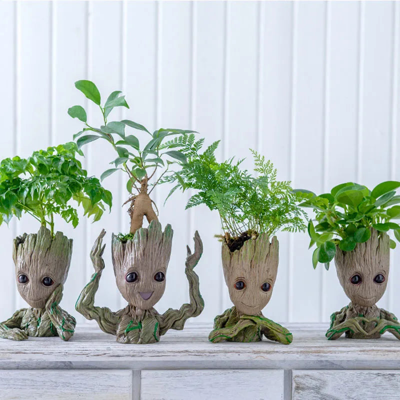 Home Decoration Crafts Miniature Model Office Desktop Display Cartoon Groot Figurines Handicrafts Decor Tree Man Ornament 5CM by Geo’s Online Store