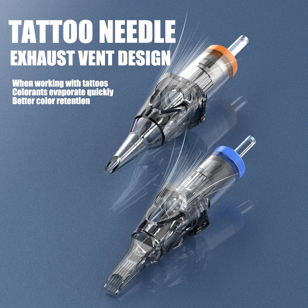 Goldplume Disposable Tattoo Needles Cartridge Rl Rs Rm M1 Mixed Size Round Liner Magnum Shader Pro Beginner Tattoo Needle Kit by Geo’s Online Store