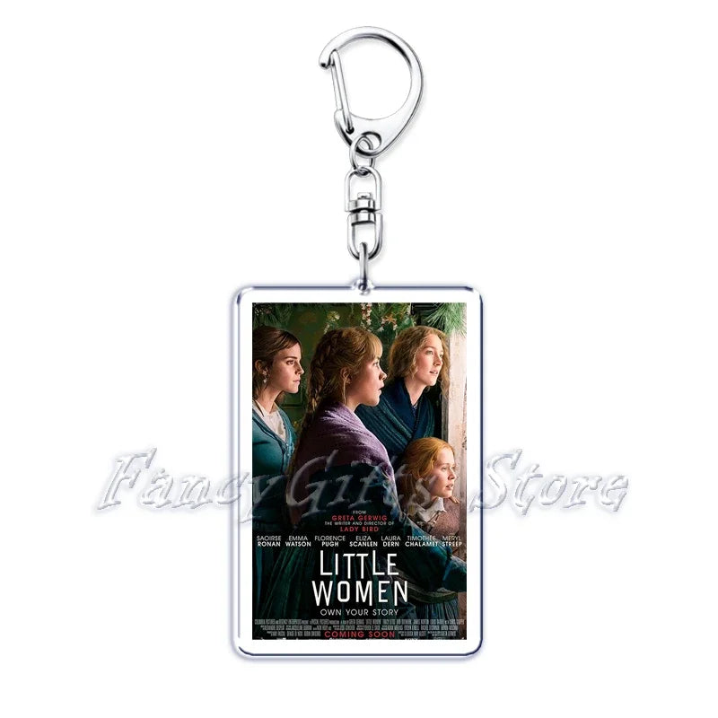 Classic Movie Keychains for Accessories Bag Pulp Fiction The Fast Furious Films Pendant Key Chains Keyrings Jewelry Fans Gifts by Geo’s Online Store