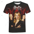 Buffy The Vampire Slayer 3D Graphic T-shirt Men Women Fashion Casual Short Sleeve Cool Tops Harajuku Streetwear Oversized Tshirt by Geo’s Online Store