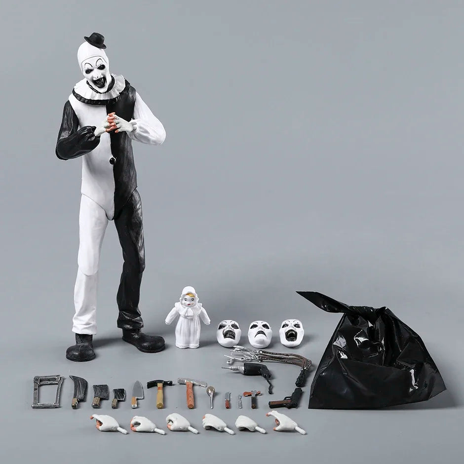 NECA Art the Clown Ultimate Terrifier Action Figure Collectable Joints Moveable Model Toy by Geo’s Online Store