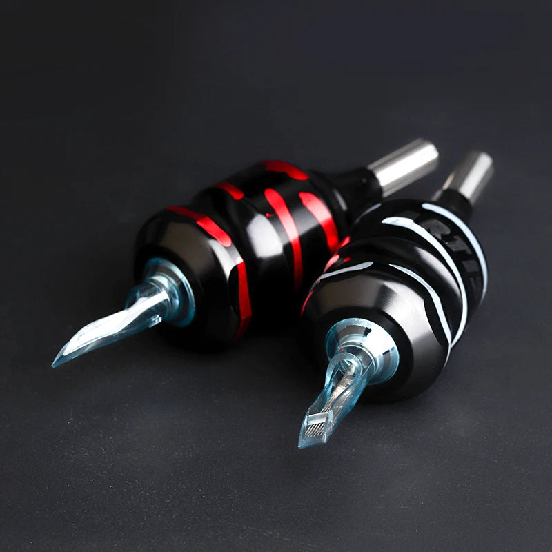 High Quality 30MM Aluminum Alloy Tattoo Grip With Back Stem Handle Grip Tattoo Tube Tip Kit Multi Color by Geo’s Online Store