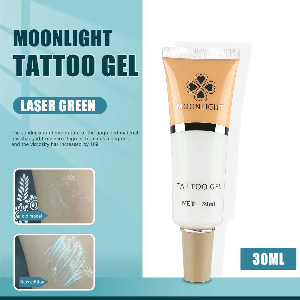 Tattoo Pattern Accessories White Glue 1/ 3 PCS White Flash Glue Tattoo Gel (30ml/bottle) For Temporary Tattoo Kit Body Art Kit by Geo’s Online Store