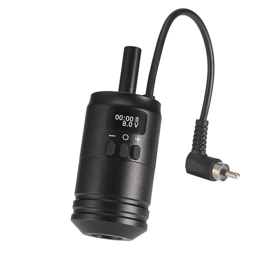 1600mAh Portable Wireless Tattoo Power Supply Kit Battery Grip Integrated RCA Charging For Tattoo Cartridge Machine Supplies by Geo’s Online Store