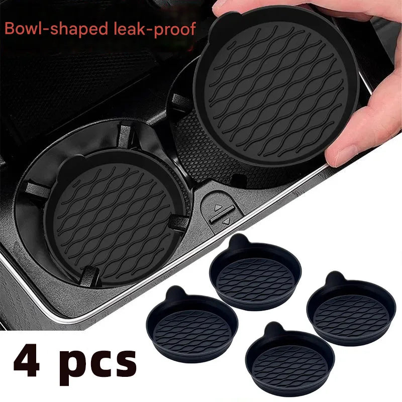 Car silicone water coaster wave-shaped water coaster original matching odorless car anti-slip mat special car new product by Geo’s Online Store