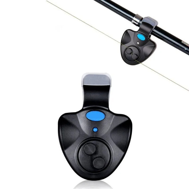Fishing Bite Alarm Camping equipment Electronic Buzzer on fishing rod with Loud Siren Daytime Night Indicator With Battery by Geo’s Online Store