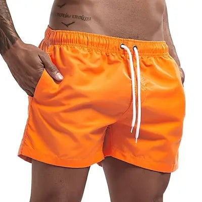 Swim Trunks Swim Shorts for Men Quick Dry Board Shorts Bathing Suit Breathable Drawstring With Pockets for Surfing Beach Summer by Geo’s Online Store
