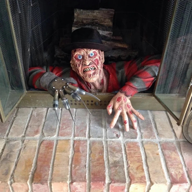 Ruby's Elm Street Nightmare Freddy Krueger Tomb Walker Decor Halloween Horror Cosplay Props Decoration Size 32-25-15Cm by Geo’s Online Store