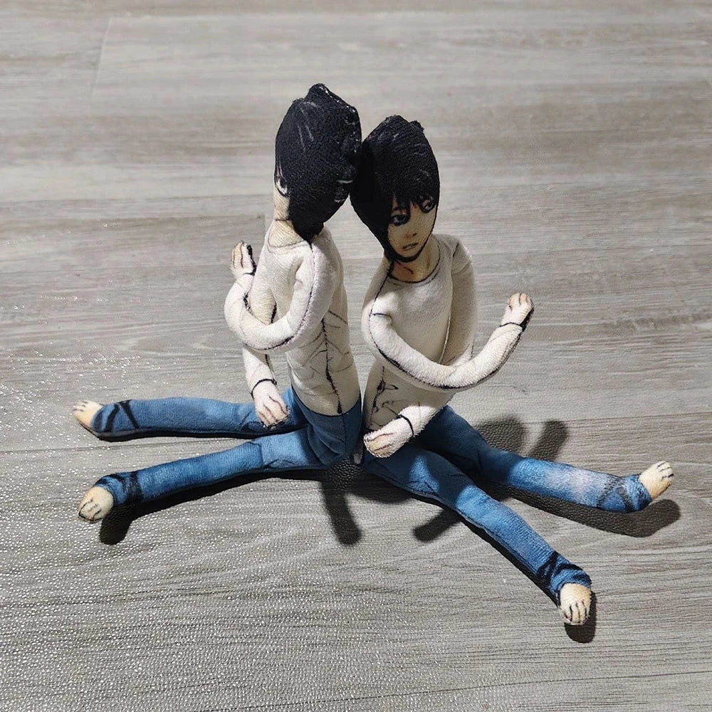 Anime Death Note L.Lawliet Cosplay Doll Plush Stuffed Dolls Abstract Joint Flexible Room Decoration Halloween Mascot Soft Props by Geo’s Online Store