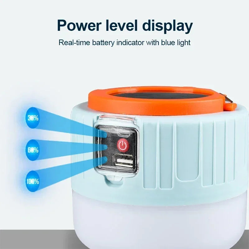 Portable Camping Light Power Bank LED Camping Lanterns Handheld Waterproof Outdoor Tent Light Rechargeable Floodlight Flashlight by Geo’s Online Store