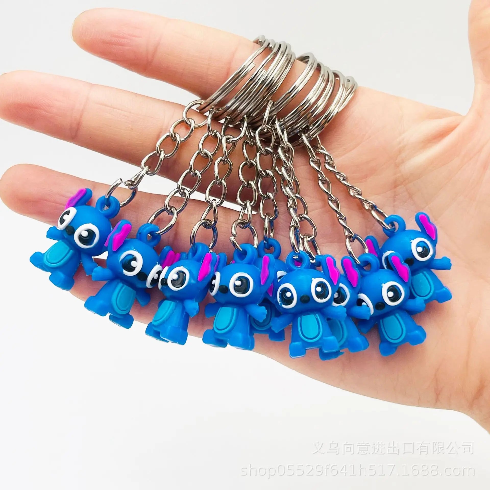 10pcs/lot Lilo & Stitch Toys Keychian Anime Stitch Pendant Keychain Kawaii Keychians Women Car Keyring Girl Birthday Gift by Geo’s Online Store