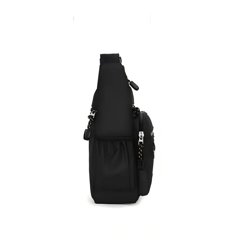 Design Oxford Shoulder Bag Large Capacity Men's Casual Multi-layer Pocket Fashion Single Shoulder Crossbody Luxury Messenger Bag by Geo’s Online Store