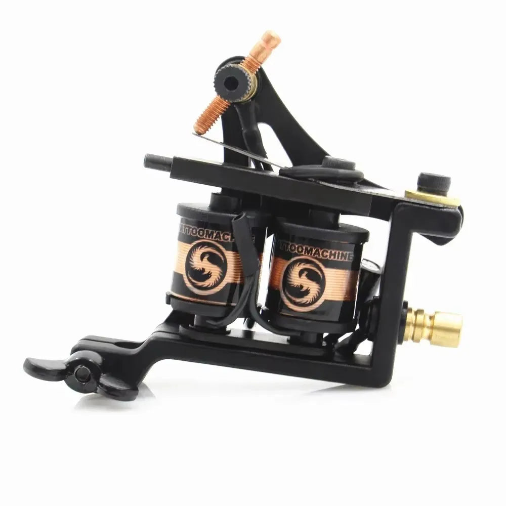 Complete Tattoo Machine Kit Coil Tattoo Machine Set Tattoo Beginner Power Supply Grip Body Art Tools Permanent Makeup Tattoo Set by Geo’s Online Store