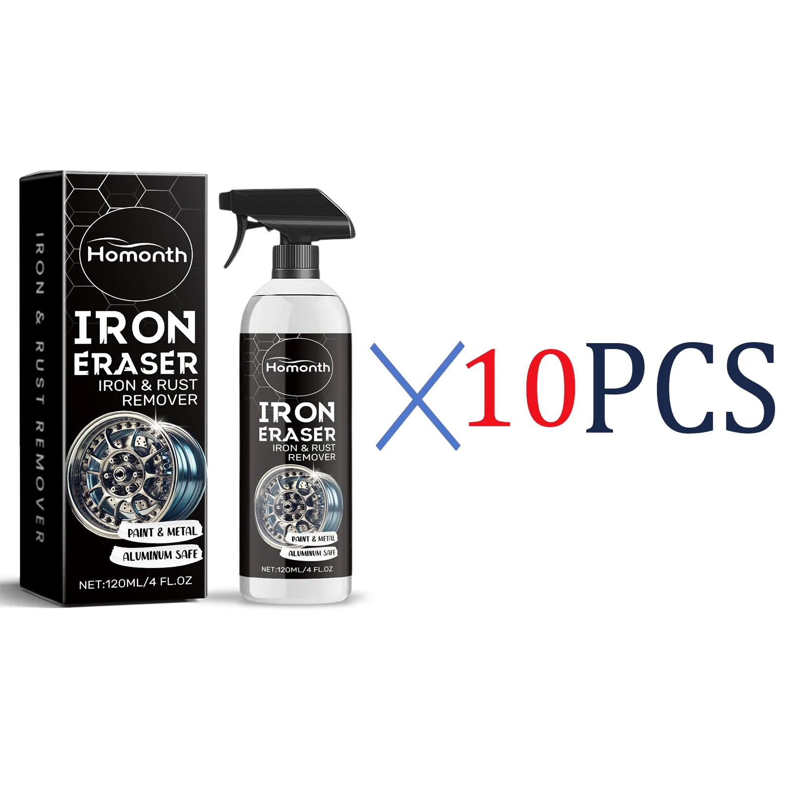Car Wheel Rust Remover Spray Effective Cleaner for Alloy Rims & Tire Stains Fast-Acting Formula for Car Detailing Restores Shine by Geo’s Online Store