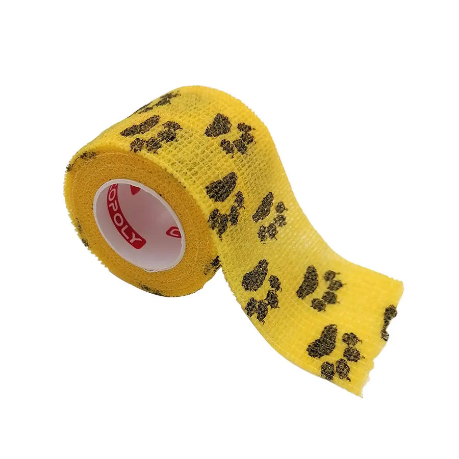 1Roll 2.5/5/10cm Self Adhesive Elastic Bandage Sports Tattoo Kit Cohesive Tape Wrap Elastoplast for Injury Finger Wrist Ankle by Geo’s Online Store