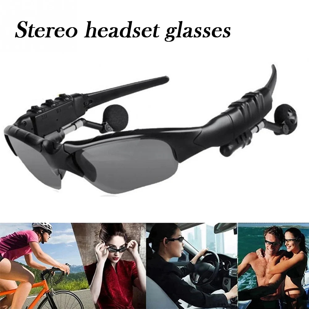 Bluetooth Wireless Polarized Sunglasses UV-Protection Polarized Lenses Sunglasses Headphones for Meeting Travel Hiking Sports by Geo’s Online Store