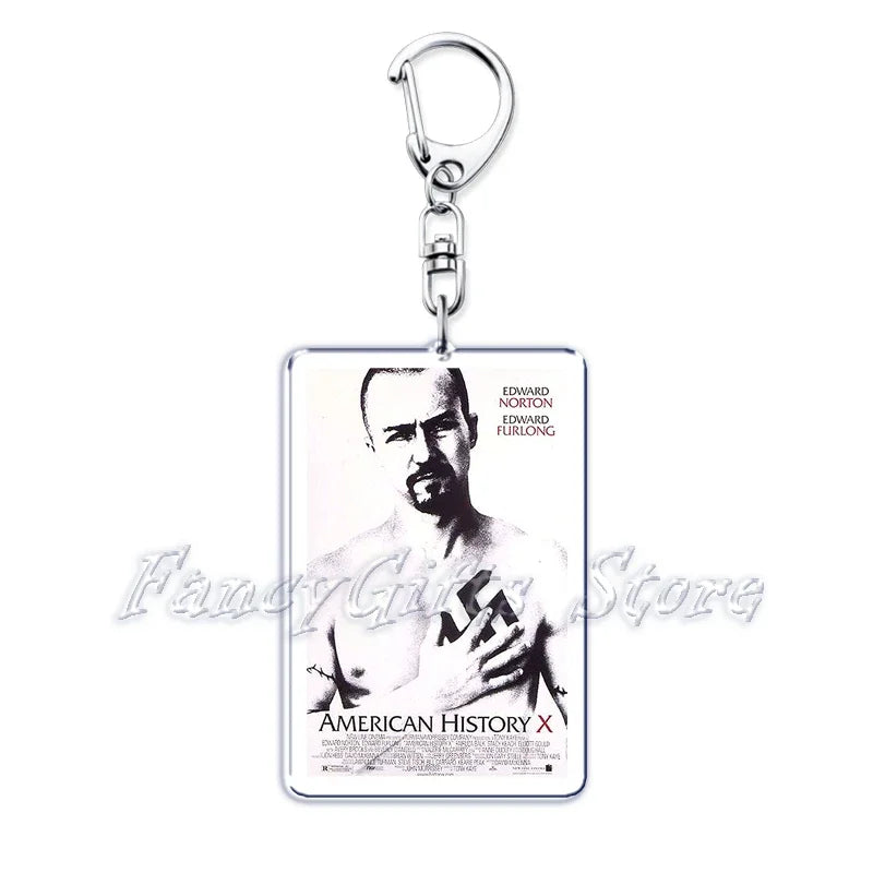 Classic Movie Keychains for Accessories Bag Pulp Fiction The Fast Furious Films Pendant Key Chains Keyrings Jewelry Fans Gifts by Geo’s Online Store