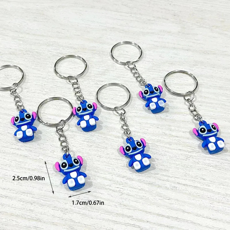 10pcs/lot Lilo & Stitch Toys Keychian Anime Stitch Pendant Keychain Kawaii Keychians Women Car Keyring Girl Birthday Gift by Geo’s Online Store