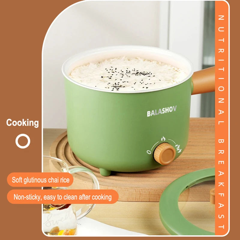 Electric Cooker Kitchen Appliance Double Layer Home for Hot Pot Cooking Soup Heater Multifunction Cooker Mini Non-stick Pan Pots by Geo’s Online Store