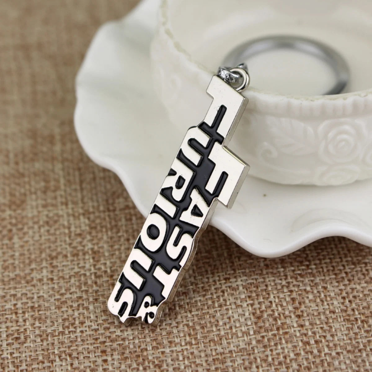 Fast and Furious Keychain Letter Text Pendent Metal Keyring Gift For Man Woman Chaveiro Accessory Jewelry Gift by Geo’s Online Store