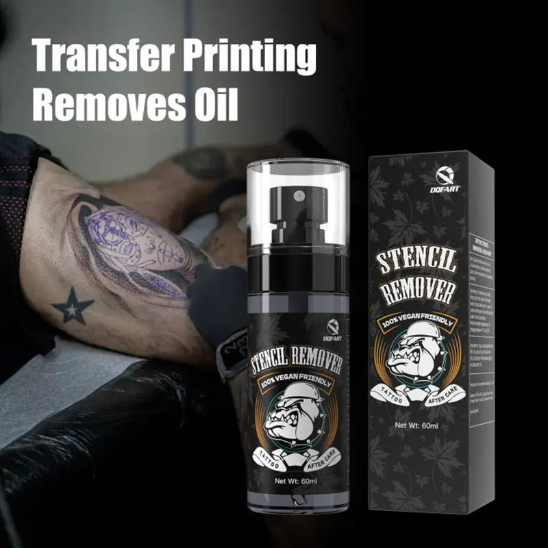 DQFART Tattoo Transfer Remover Spray Kit - Professional Correction Solution for Mistakes Safe Easy To Use for Beginners Artists by Geo’s Online Store