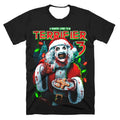 Terrifier 3 T-shirt Horror Movie Festival Merch Black Tee Women Men Crewneck Short Sleeve Streetwear 3D Clothes Polyester Fibre by Geo’s Online Store