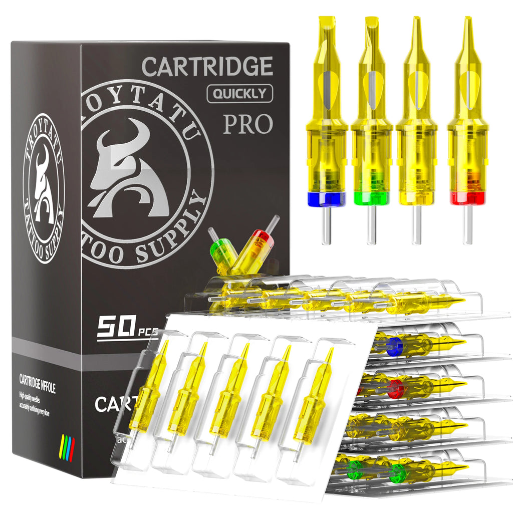 TRO Tattoo Needle Kit Disposable 50PCS Mixed Tattoo Needles Hot New Professional Tattoo Cartridge Needle For Tattoo Pen by Geo’s Online Store