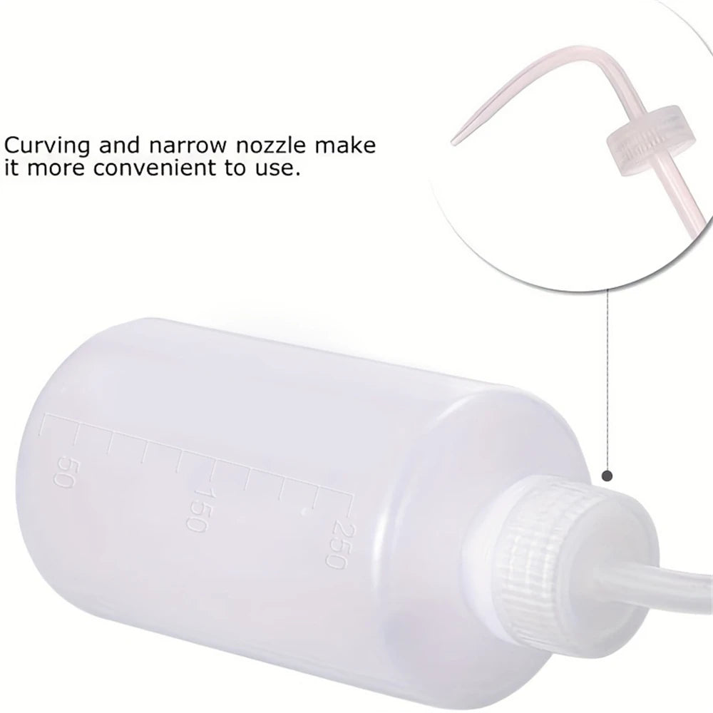 250/500ml Tattoo Spray Bottle High Quality Plastic Safety Wash Bottles Lab Non-Spray Tattoo Squeeze Bottle Tattoo Accessories by Geo’s Online Store