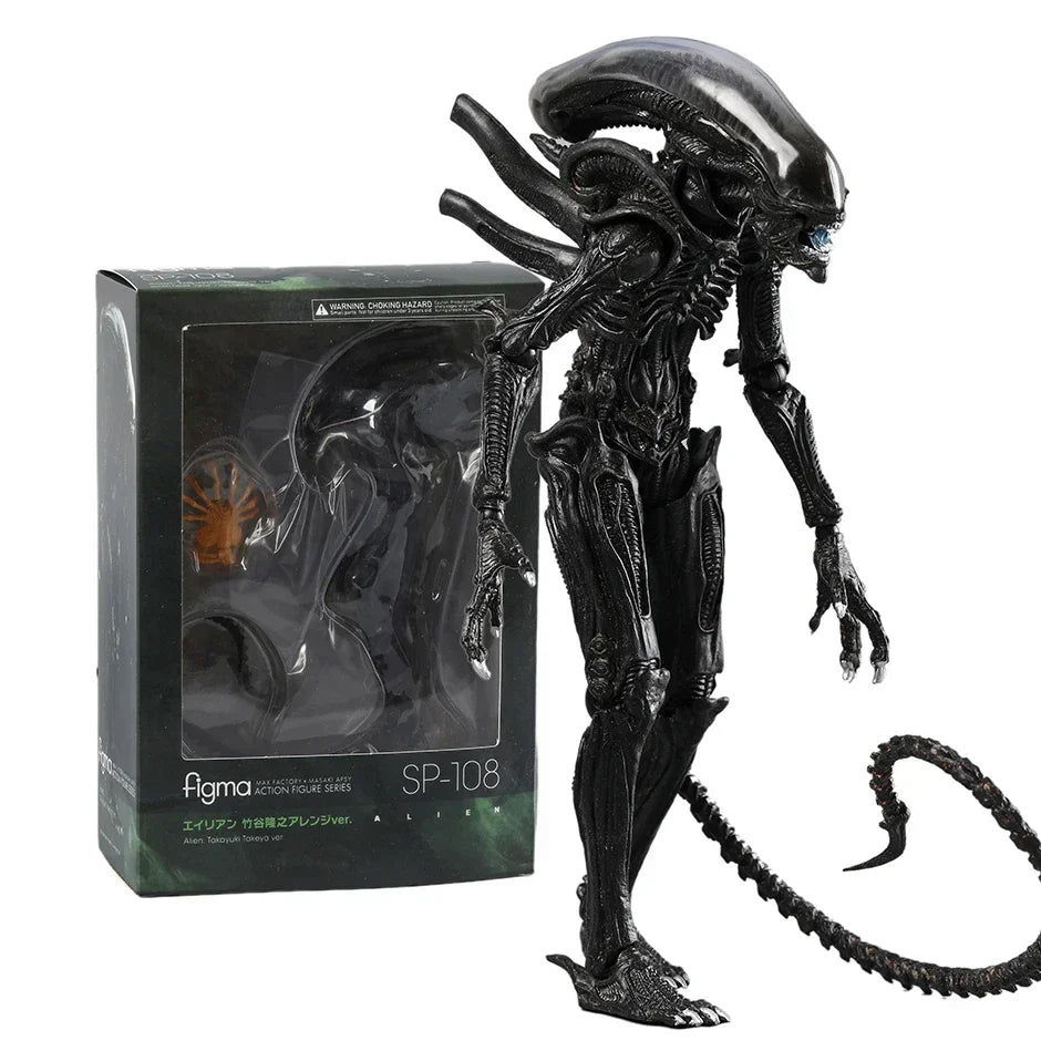 16CM Figma Sp-108 Alien Big Chap Action Figure Horror Theme Collectible Toy Doll for Adult Fans by Geo’s Online Store
