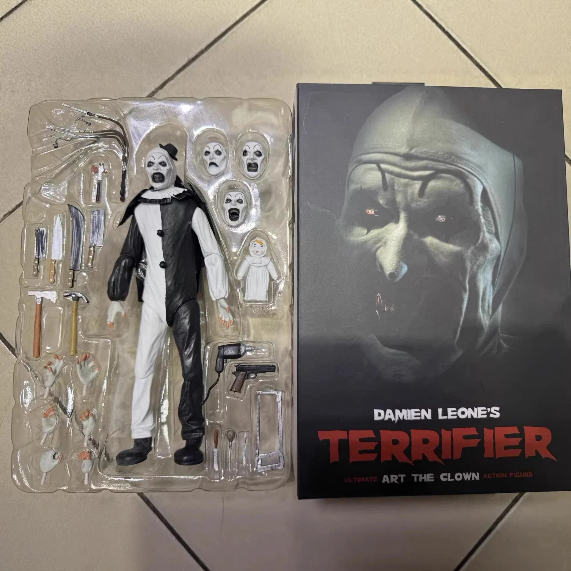 New In Stock Neca 45251 Damien Leone'S Terrifier Ultimate Art The Clown 7" Action Figure by Geo’s Online Store