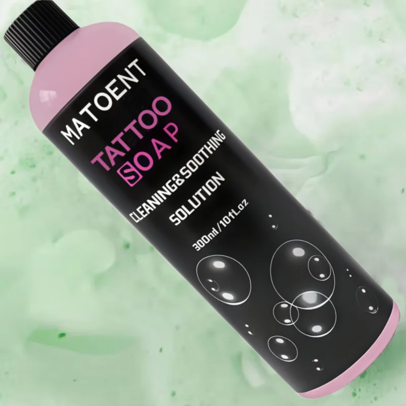 SUANGL 30/300ml Tattoo Pink Soap Cleaning Soothing Solution Professional Cleaning Supply Tattoo Studio Cleaning Kit Accessories by Geo’s Online Store