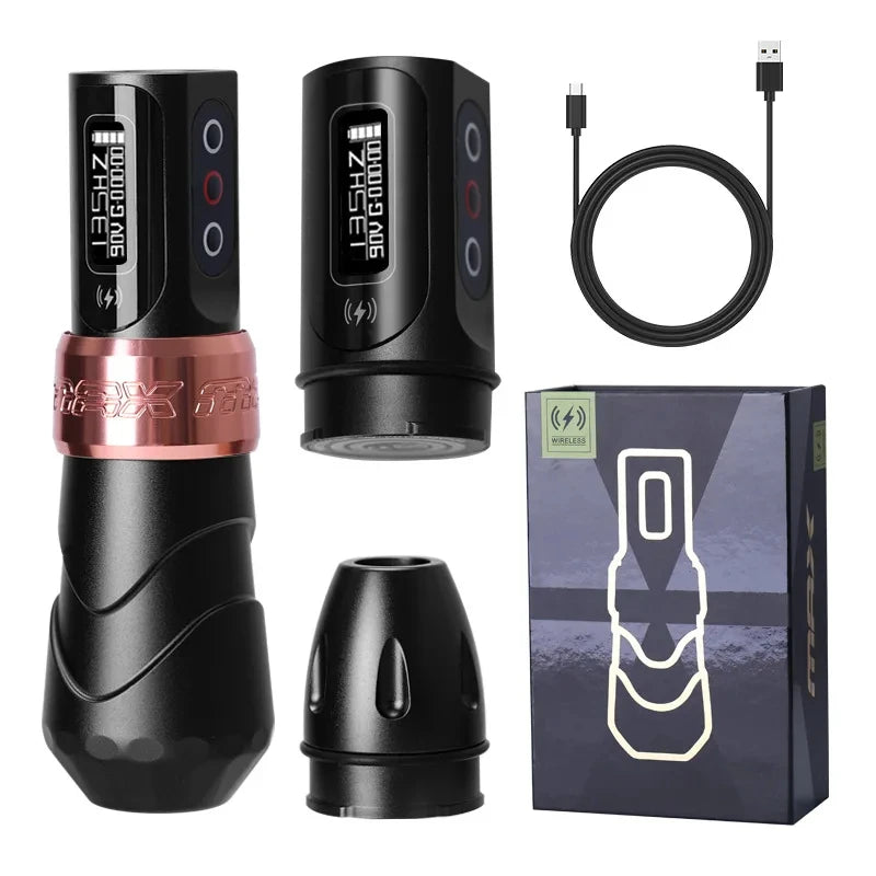 YILONG MAX Tattoo Machine Cartridge Pen 2400mAh Batteries Coreless Motor Lithium Battery Pen Machine For Tattoo Artists Body Kit by Geo’s Online Store