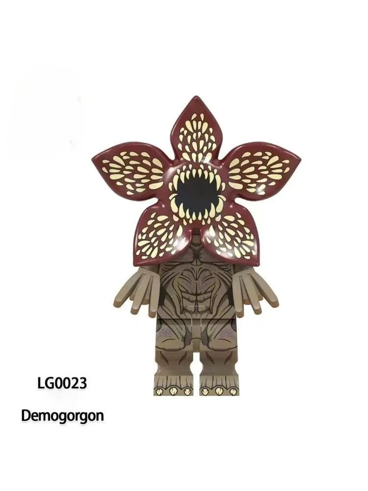I4Pcs/Set The Horror TV Dustin Mike Lucas Will Demogorgon Model Building Blocks Enlighten Action Figure Bricks Toys For Children by Geo’s Online Store