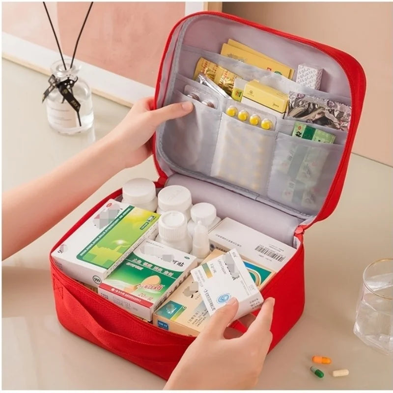 3 Pcs/set Portable Medical Storage Bag Camping Emergency First Aid Kit Organizer Home Outdoor Travel Bag by Geo’s Online Store