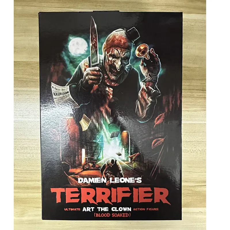 Neca Terrifier Ultimate Art The Clown Blood Soaked 7 Inch Action Figure Collectible Model Horror Theme For Adult Collectors by Geo’s Online Store