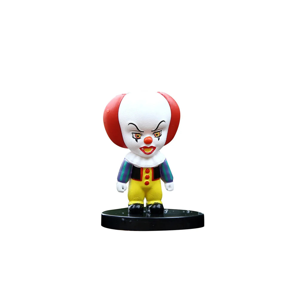 10PCS Horror Film Series Jason Freddy Clown Action Figure Toys PVC Model Halloween Gift Vinyl Figurine Doll Gift by Geo’s Online Store