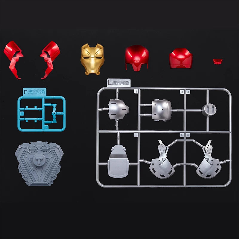 Original Iron Man Helmet Mask 9 Styles War Machine MK16 MK42 MK85 Tony Stark DIY Toys Model Action Figure Assembled Gift by Geo’s Online Store