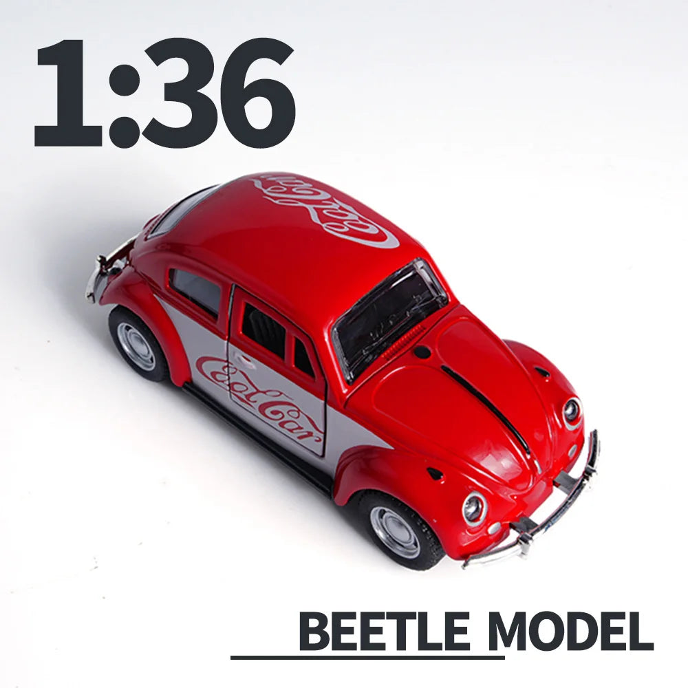 Retro Volkswagen Beetle 1:36 Scale Alloy Car Model，Model Diecast Vehicle Collectible Toy for Adults And Kids，Surprise gift by Geo’s Online Store
