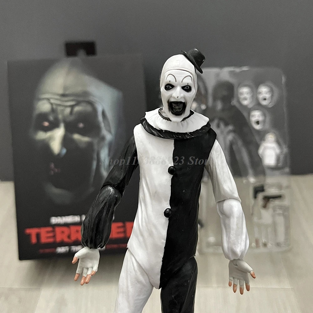 Damien Leone'S Terrifier Figure Anime Ultmate Art The Clown Action Figure Toys Joint Model Birthday Christmas Gifts Doll by Geo’s Online Store