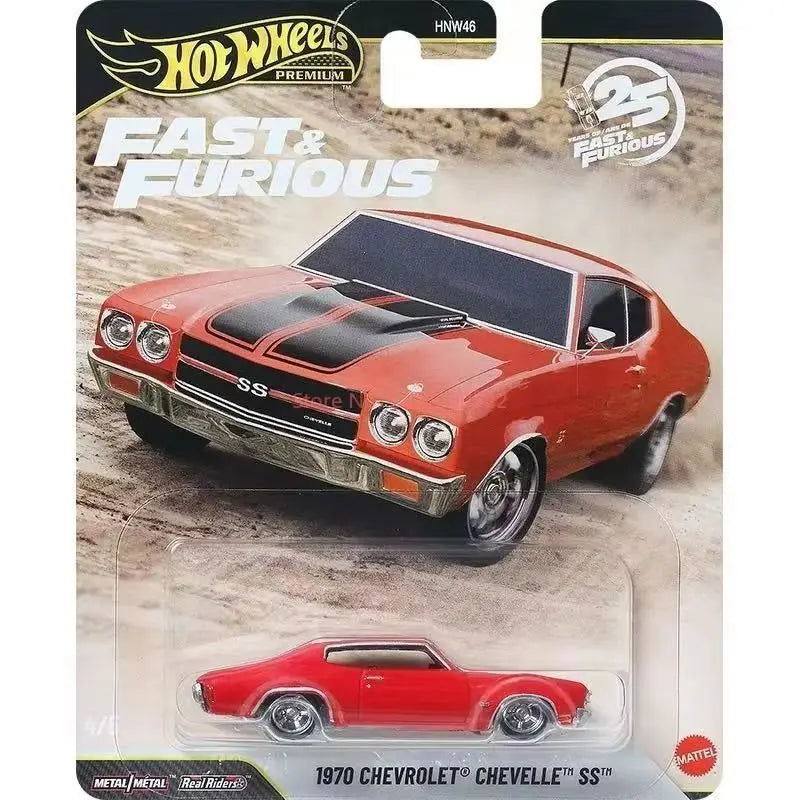 Hot Wheels Fast & Furious 25th Anniversary 1:64 Scale Die-Cast Car Real Riders Tires Metal Metal 2026 New Collectible Model Toy by Geo’s Online Store