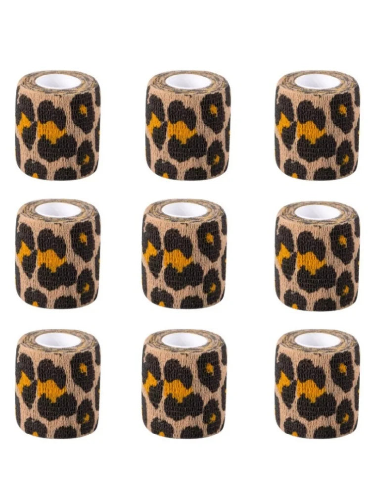 6/12/24/48pcs Printed Self Adhesive Tattoo Elastic Bandage Sports Wrap Tape for Finger Joint Knee First Aid Kit Pet Tape by Geo’s Online Store