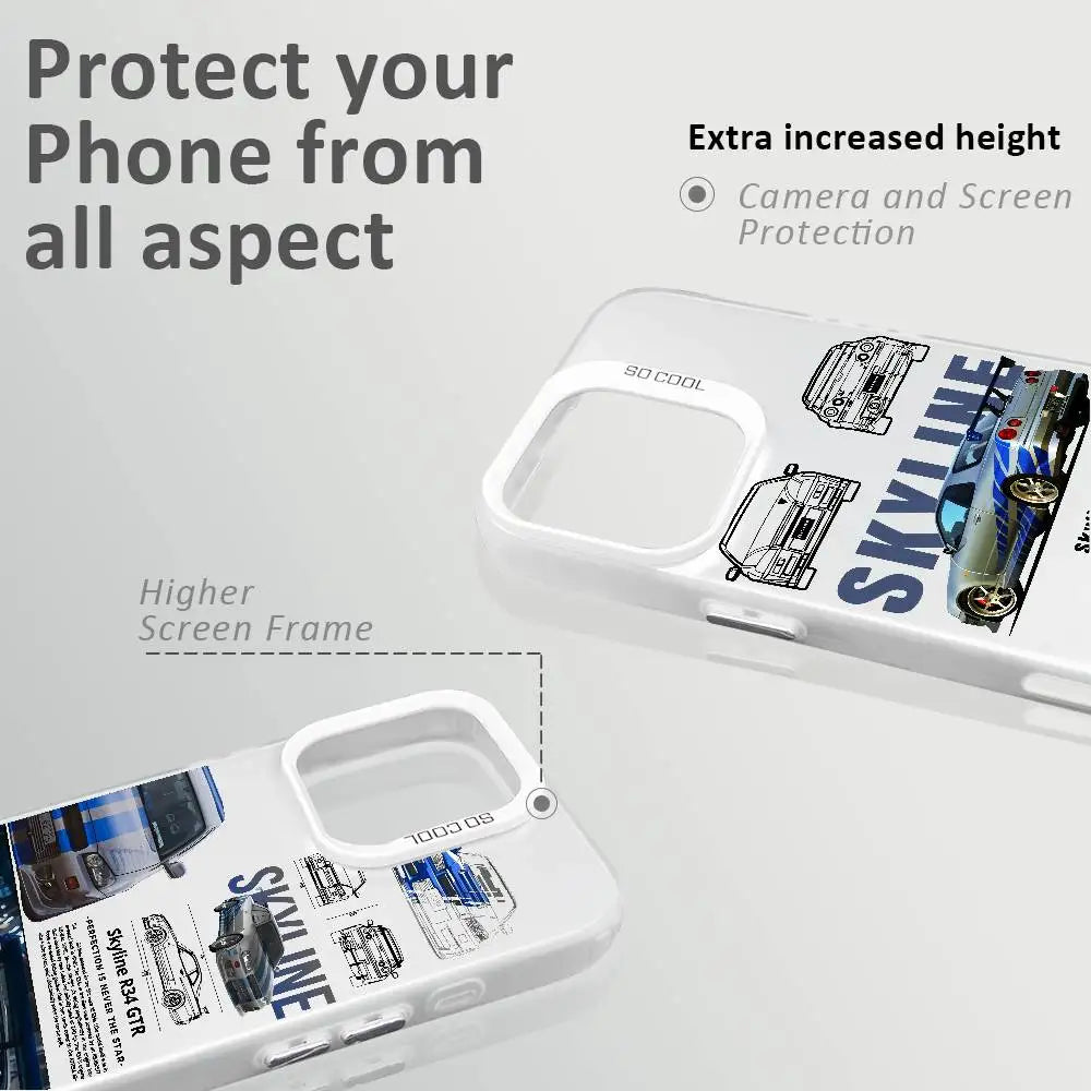 Phone Case For iPhone 17 16e 16 15 14 13 12 11 Pro Max XSMAX 8 7 Air Plus F-Fast And F-Furious R-R34 Anti Fall Matte Back Cover by Geo’s Online Store
