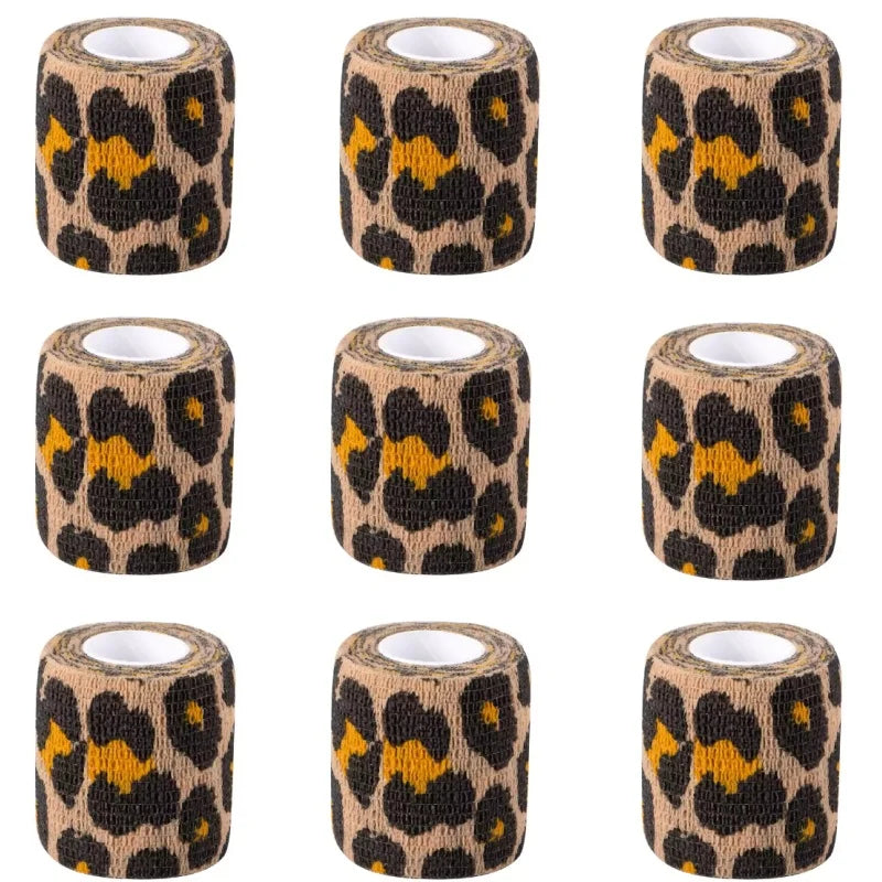 6/12/24/48pcs Printed Self Adhesive Tattoo Elastic Bandage Sports Wrap Tape for Finger Joint Knee First Aid Kit Pet Tape by Geo’s Online Store