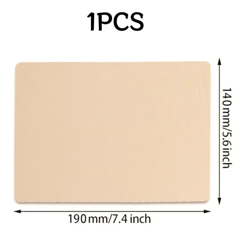 1-100PCS Tattoo Blank Practice Skin Eyebrow Paint Double Side Synthetic Leather Pink Tattoo Beginner Fake Skin Exercise Tool by Geo’s Online Store