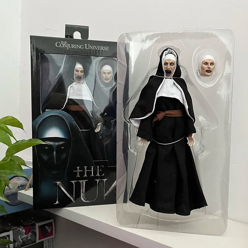 The Nun The Conjuring Series Horror Action Figure Toys Hallowen Present Hobby Collection Face Changable Decor by Geo’s Online Store